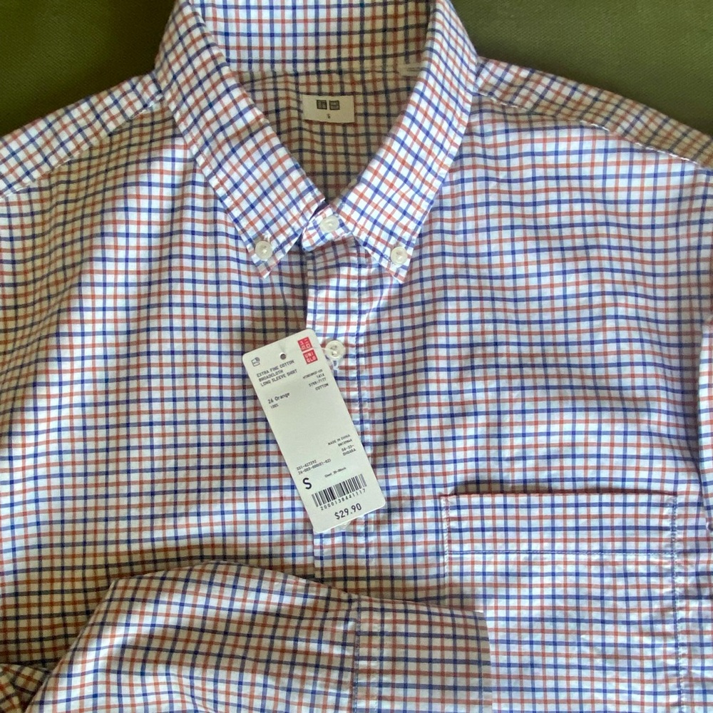 EXTRA FINE COTTON BROADCLOTH LONG-SLEEVE SHIRT